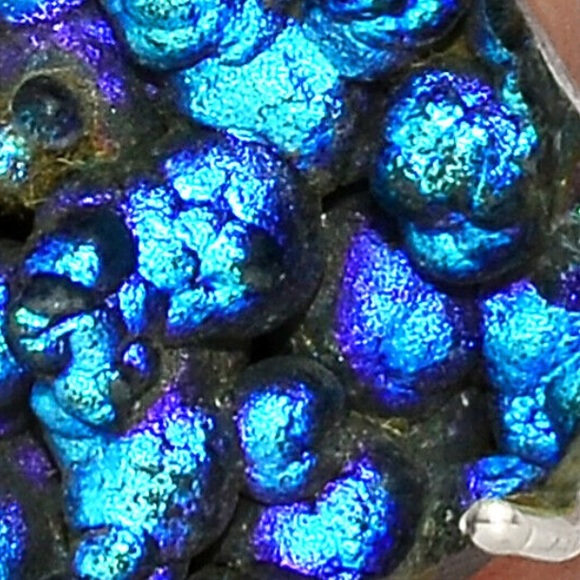 Striking Rare titanium grape chalcedony rings size 8 1/2, 9, 9 1/2 - Picture 7 of 8